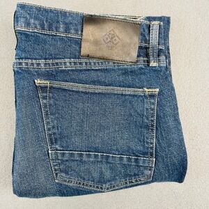 Roark‎ HWY 133 Slim Fit Straight Leg Men's 33x32 Blue RD208 Faded Whiskered